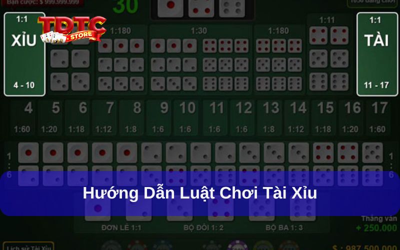 Hướng dẫn luật chơi tài xỉu