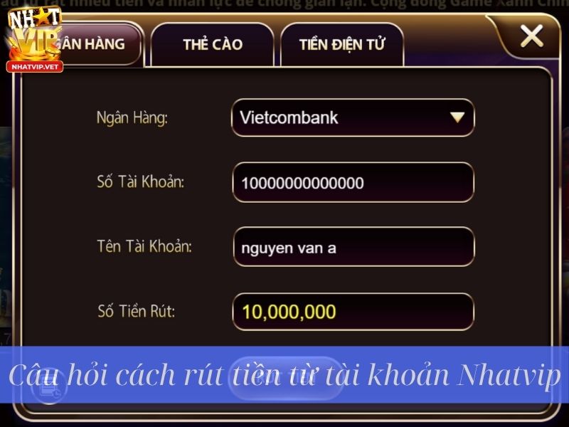 Rút tiền không thành công thì phải làm gì